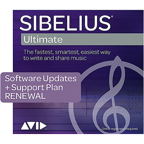 Avid Sibelius Ultimate RENEWAL with 3-Years of Updates + Support for Perpetual License (Download)