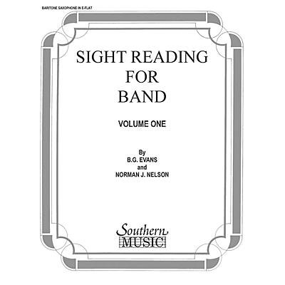 Southern Sight Reading for Band, Book 1 (E-Flat Baritone Saxophone) Concert Band Level 2 Composed by Billy Evans