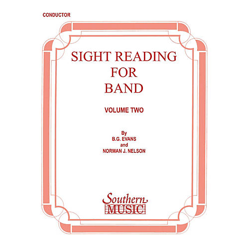 Southern Sight Reading for Band, Book 2 (Oboe) Southern Music Series by Billy Evans