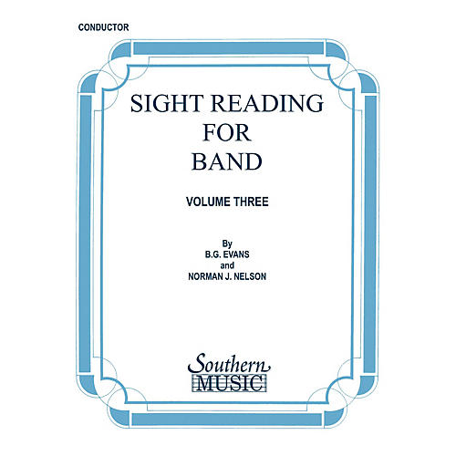 Southern Sight Reading for Band, Book 3 (Bass Clarinet) Southern Music Series Composed by Billy Evans