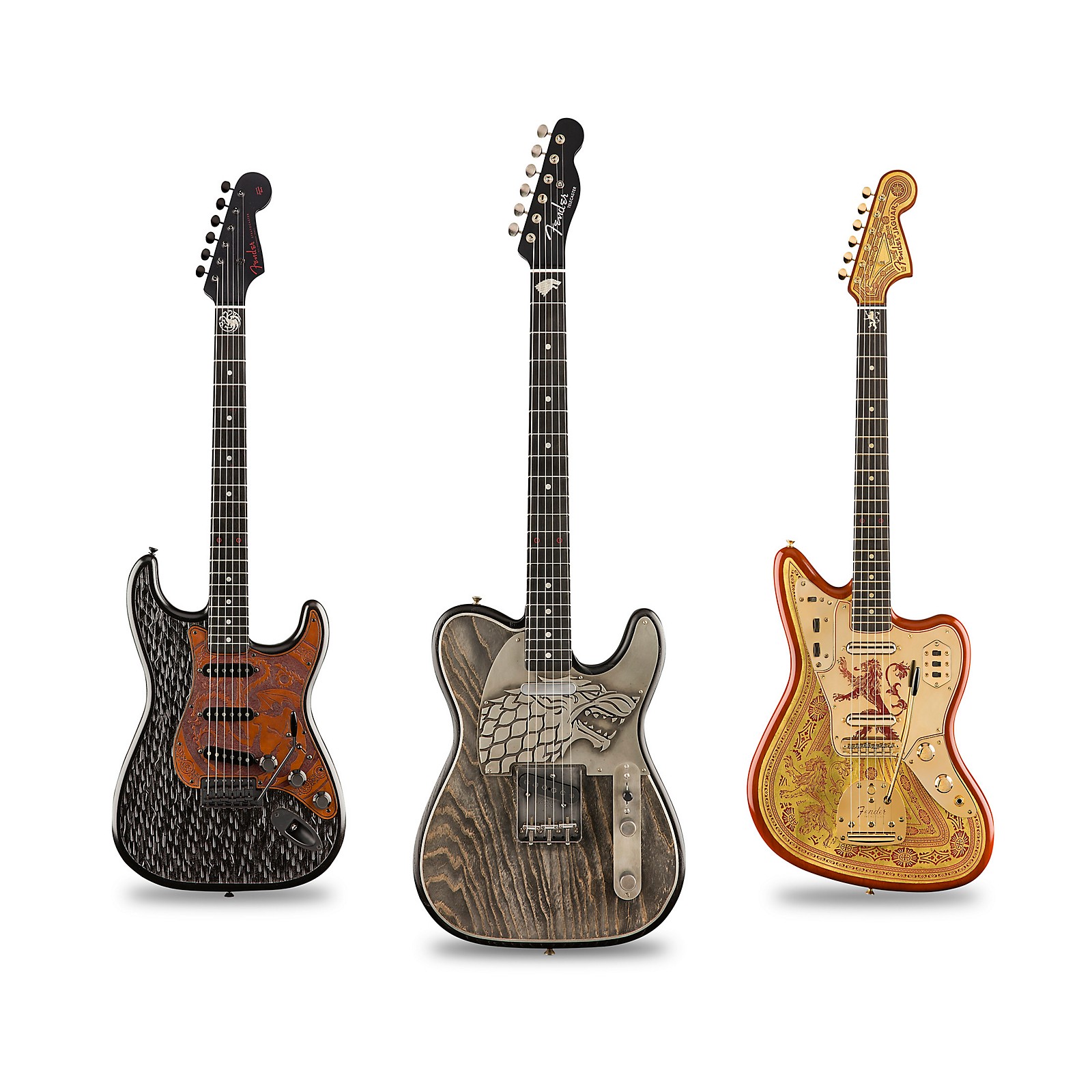 Fender Custom Shop Sigil Collection Game of Thrones House Stark Telecaster, House Lannister