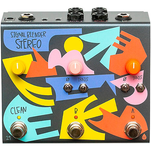 Old Blood Noise Endeavors Signal Blender Stereo switching effects pedal Black