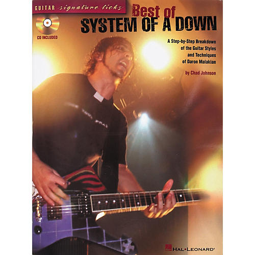 Signature Licks Best of System of A Down Guitar Tab Songbook with CD