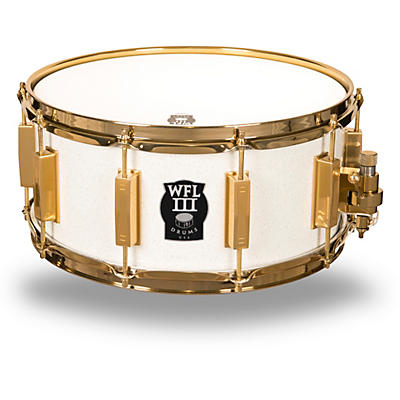 WFLIII Drums Signature Metal Snare Drum With Gold Hardware