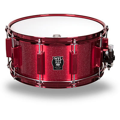 WFLIII Drums Signature Metal Snare Drum With Red Hardware