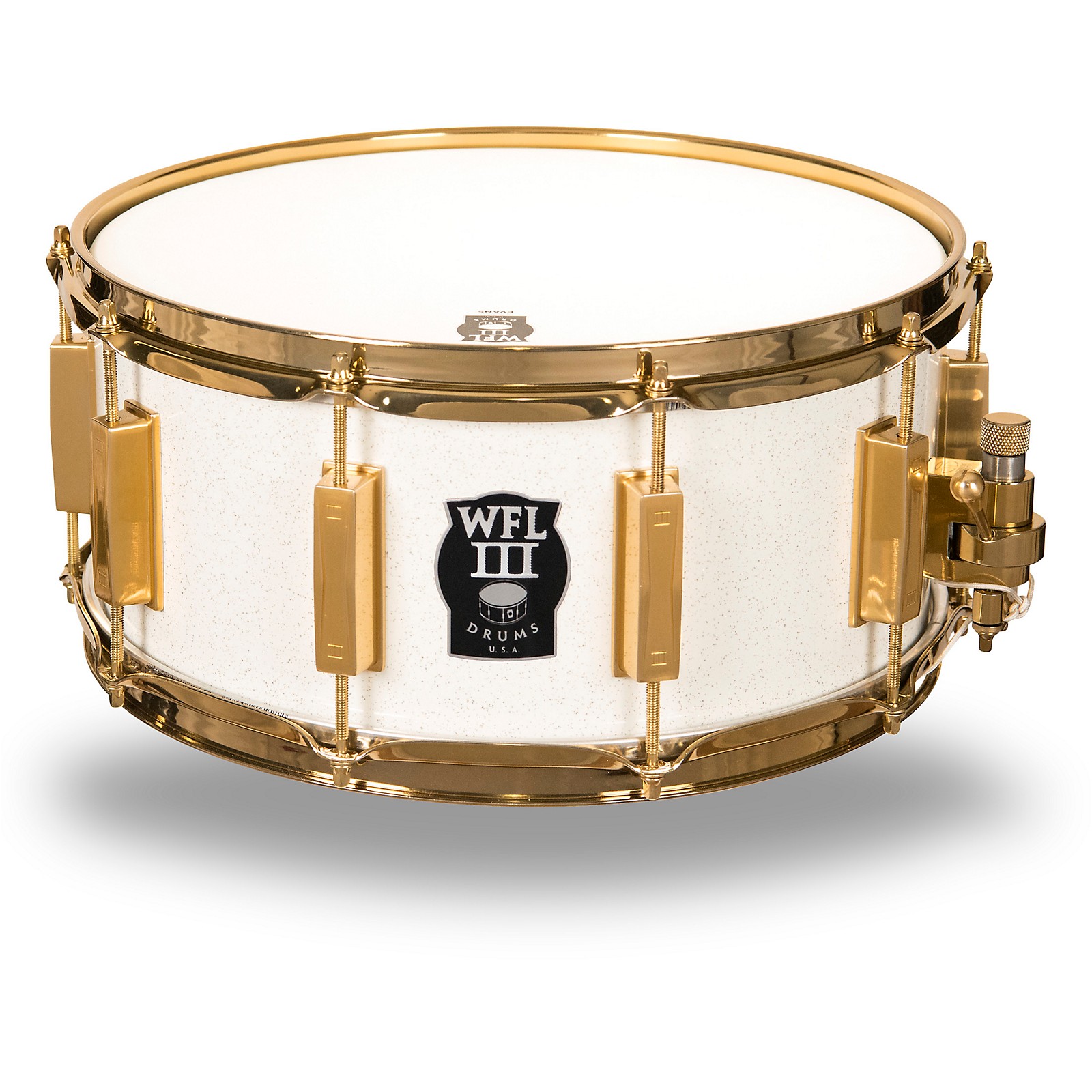WFLIII Drums Signature Metal Snare Drum with Gold Hardware 14 x 6.5 in