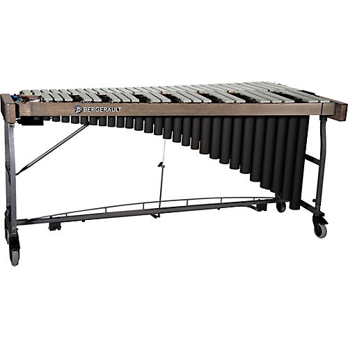 Bergerault Signature Series Vibraphone, 4.0 Octaves Condition 1 - Mint Silver Finish Aluminum Bars Concert Frame with Motor