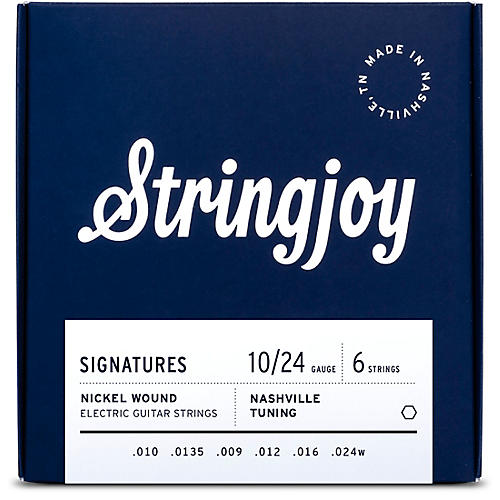 Stringjoy Signatures 6 String Nickel Wound Electric Guitar Strings 10 - 24
