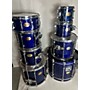 Used Premier Signia Maple Drum Kit Blue