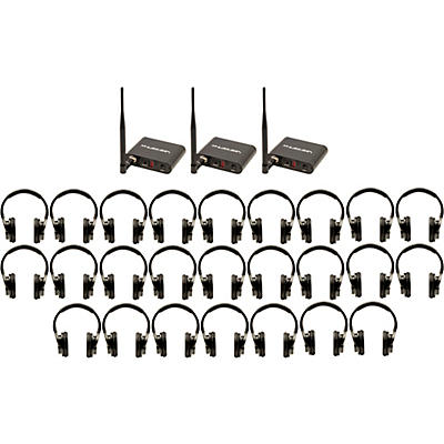 VocoPro Silent Disco 325 Package with 25 Headphones