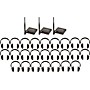 Vocopro Silent Disco 325 Package with 25 Headphones