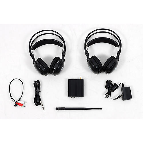 VocoPro Silent Event Package with One Transmitter and Two Wireless Headphone Receivers Condition 3 - Scratch and Dent  197881383473