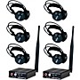 VocoPro Silent Event Package with Two Transmitter and Six Wireless Headphone Receivers