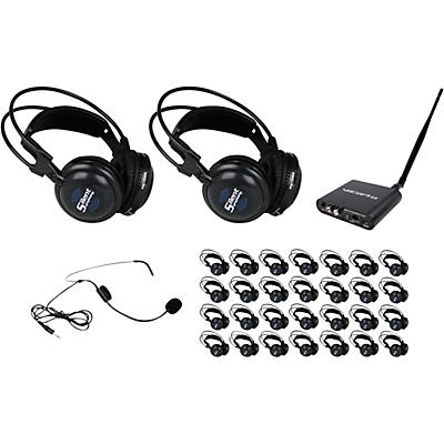 Vocopro SilentSymphony-Seminar-Talk Wireless Listening System for 30 Headphones, 908.70-926.30mHz