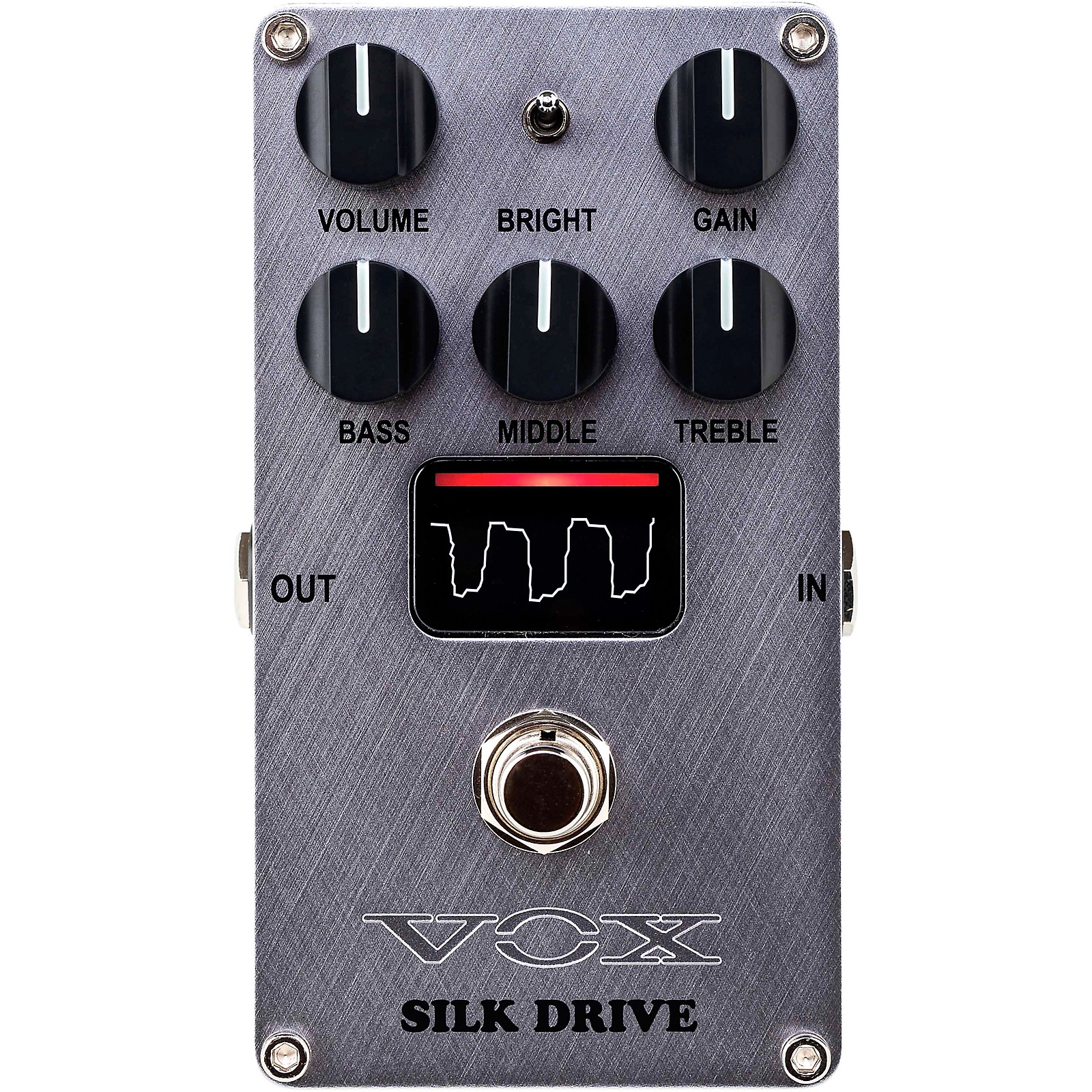 Vox Silk Drive Valve Distortion Pedal Silver Musician's Friend
