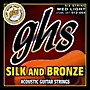 GHS Silk/Phospor Bronze Medium Light Acoustic Guitar Strings (12-54)
