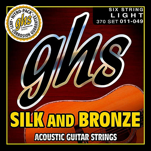 GHS Silk and Bronze Acoustic Guitar Strings Regular
