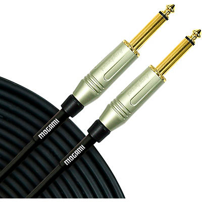 Mogami Silver 1/4" Straight Instrument Cable -