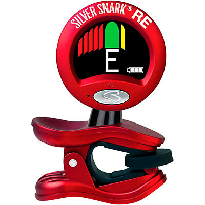 Snark Silver All-Instrument Rechargeable Clip-On Tuner - Red