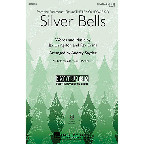 Silver Bells (Discovery Level 2) VoiceTrax CD by Bing Crosby Arranged by Audrey Snyder