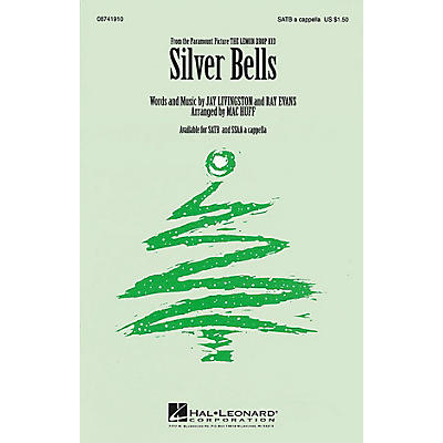Hal Leonard Silver Bells SSAA A Cappella Arranged by Mac Huff