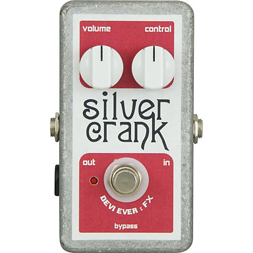 Silver Crank Fuzz Guitar Effects Pedal