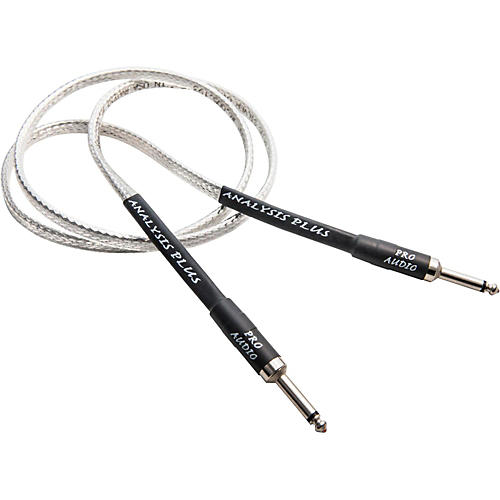 Silver Oval 2 Speaker Cables with 1/4