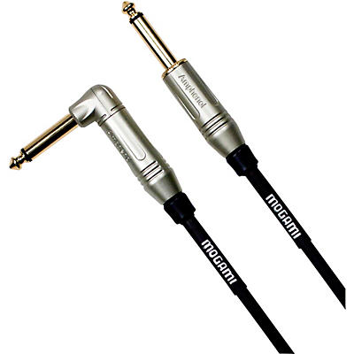 Mogami Silver Right Angle Instrument Cable -