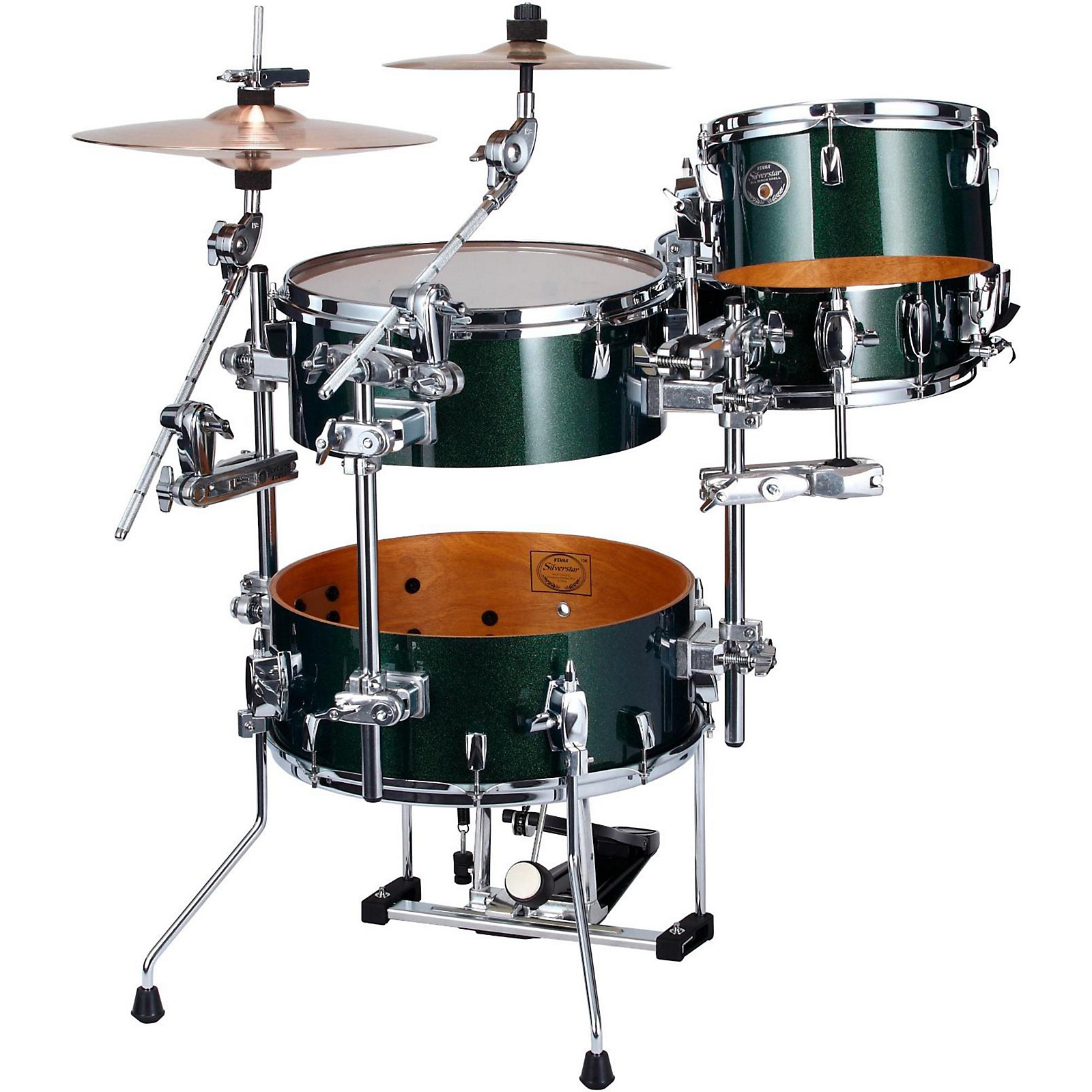 TAMA Silverstar CocktailJam 4Piece Kit with Pedal and Hardware