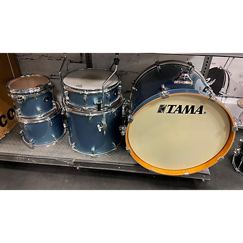 TAMA Silverstar Drum Kit Blue Sparkle