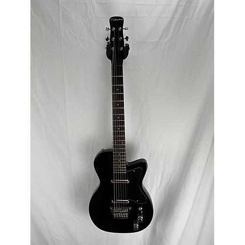 Silvertone Silvertone 1303/U2 Reissue Solid Body Electric Guitar Black