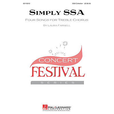 Hal Leonard Simply SSA (Four Songs for Treble Chorus) SSA COLLECTION arranged by Laura Farnell