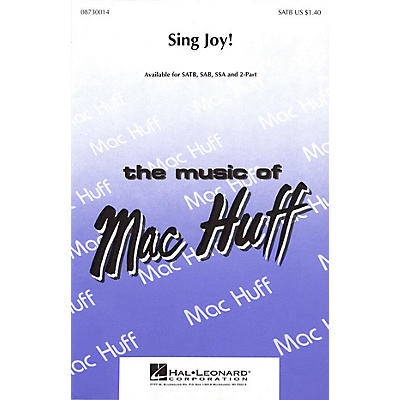 Hal Leonard Sing Joy! SAB