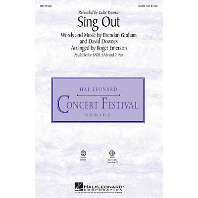 Hal Leonard Sing Out 2-Part by Celtic Woman Arranged by Roger Emerson