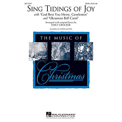 Hal Leonard Sing Tidings of Joy SATB arranged by Emily Crocker