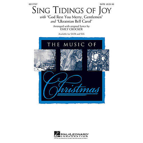 Hal Leonard Sing Tidings of Joy SSA Arranged by Emily Crocker
