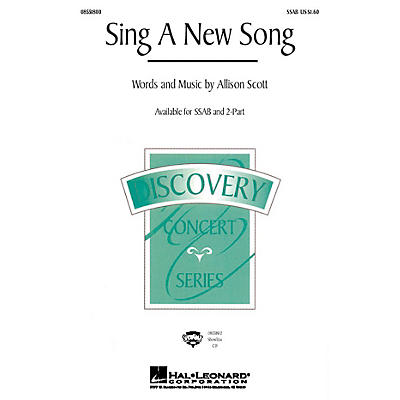 Hal Leonard Sing a New Song 2-Part Composed by Allison Scott