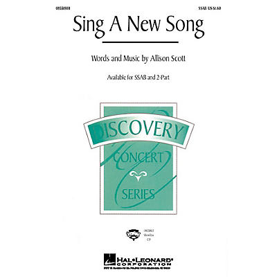 Hal Leonard Sing a New Song ShowTrax CD Composed by Allison Scott