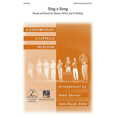 Contemporary A Cappella Publishing Sing a Song TTBB A Cappella by Earth, Wind & Fire arranged by Deke Sharon
