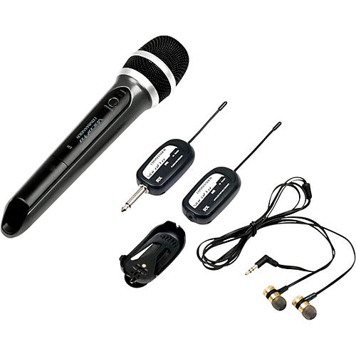 VocoPro SingAndHear-Duet - All-in-one wireless Microphone / Wireless in-ear Receiver System 902-928 MHz Black