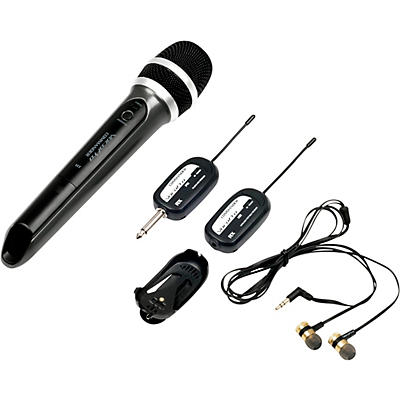 VocoPro SingAndHear-Duet All-In-One Wireless Microphone/Wireless In-Ear Receiver System, 900-927.2mHz