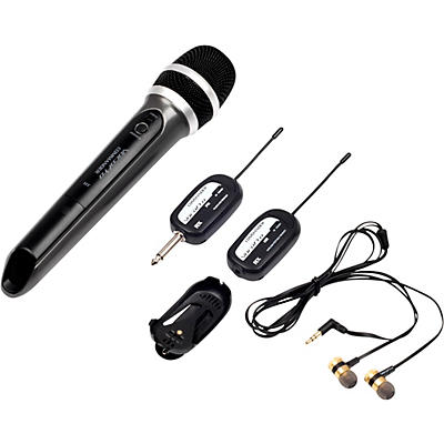 VocoPro SingAndHear-Quad All-In-One Wireless Microphone/Wireless In-Ear Receiver System, 900-927.2