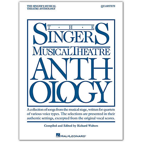 Singer's Musical Theatre Anthology - Quartets Book