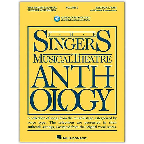 Singer's Musical Theatre Anthology for Baritone / Bass Volume 2 Book/Online Audio