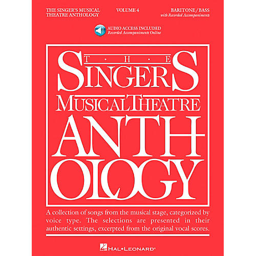 Singer's Musical Theatre Anthology for Baritone / Bass Volume 4 Book/2CD's