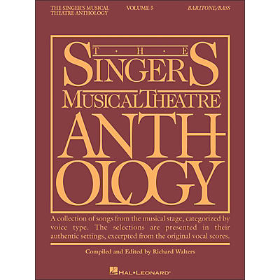 Hal Leonard Singer's Musical Theatre Anthology for Baritone / Bass Volume 5