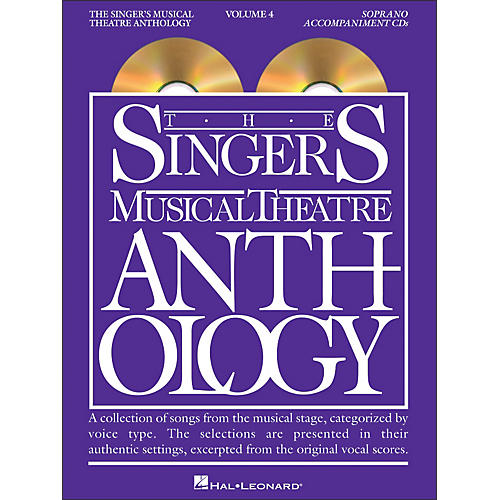 Hal Leonard Singer's Musical Theatre Anthology for Soprano Voice Volume 4 Accompaniment CD's (2 CD Set)