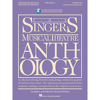 Hal Leonard Singer's Musical Theatre Anthology for Soprano Volume 3 Book/2CD's