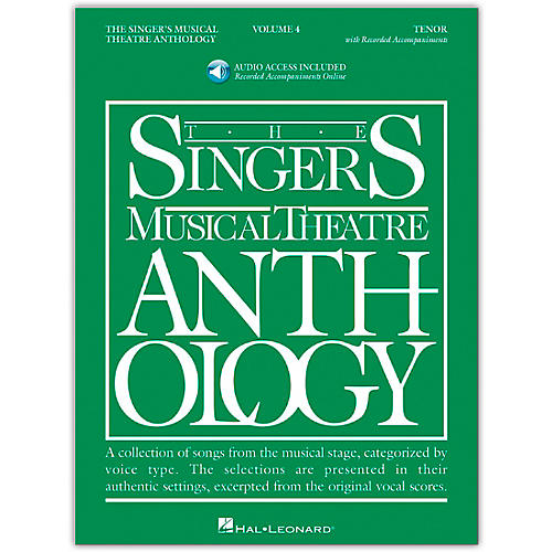 Singer's Musical Theatre Anthology for Tenor Volume 4 Book/Online Audio