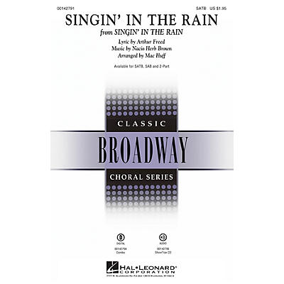 Hal Leonard Singin' in the Rain 2-Part Arranged by Mac Huff